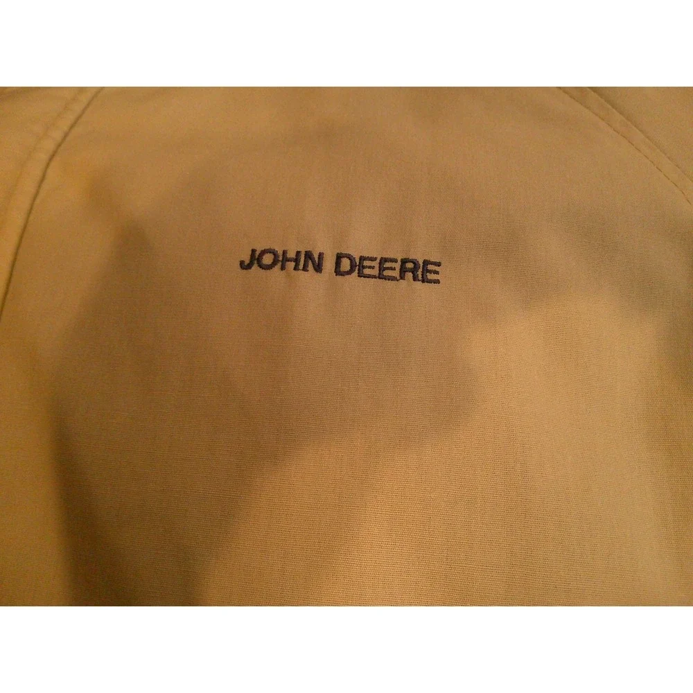 Vintage Swingster‎ John Deere Jacket Mens L Tan Bomber Coat